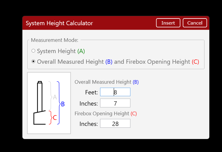 System Height Calculator